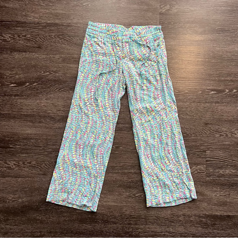 Lilly Pulitzer Pippa Pants in Clam Jam Shell Print
